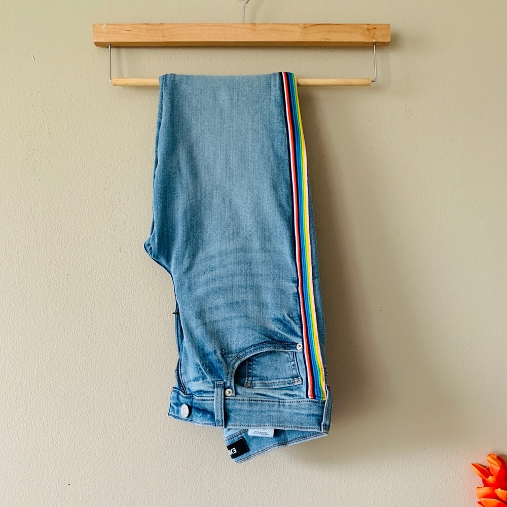 Express Raw Ankle Cuff W/ Multi Color Side - image 4